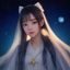 叶罗丽粉丝用户小星星头像，活泼可爱的小女孩形象